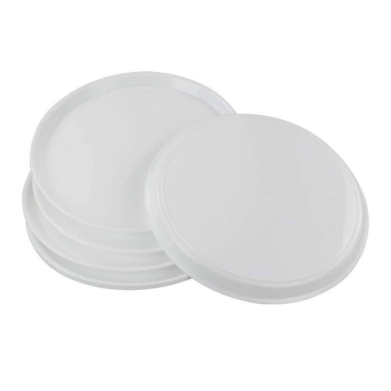 Jekiyo Plastic Round Trays for Serving, 13.5 Inches, 6 Packs - Image 1